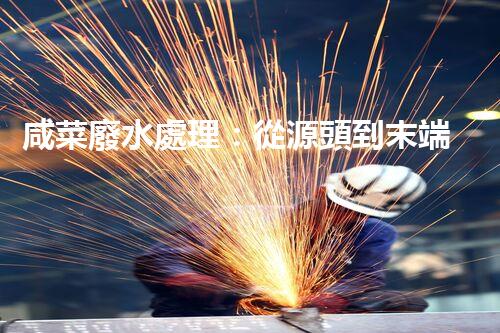咸菜廢水處理：從源頭到末端的綠色處理方案！